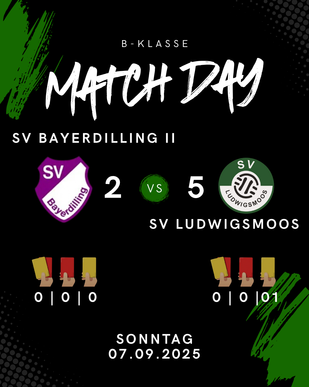 Bild Endergebnis, SVL gegen Bayerdilling 2